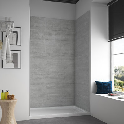 OVE Decors 80" H Rectangle Shower Wall Enclosure