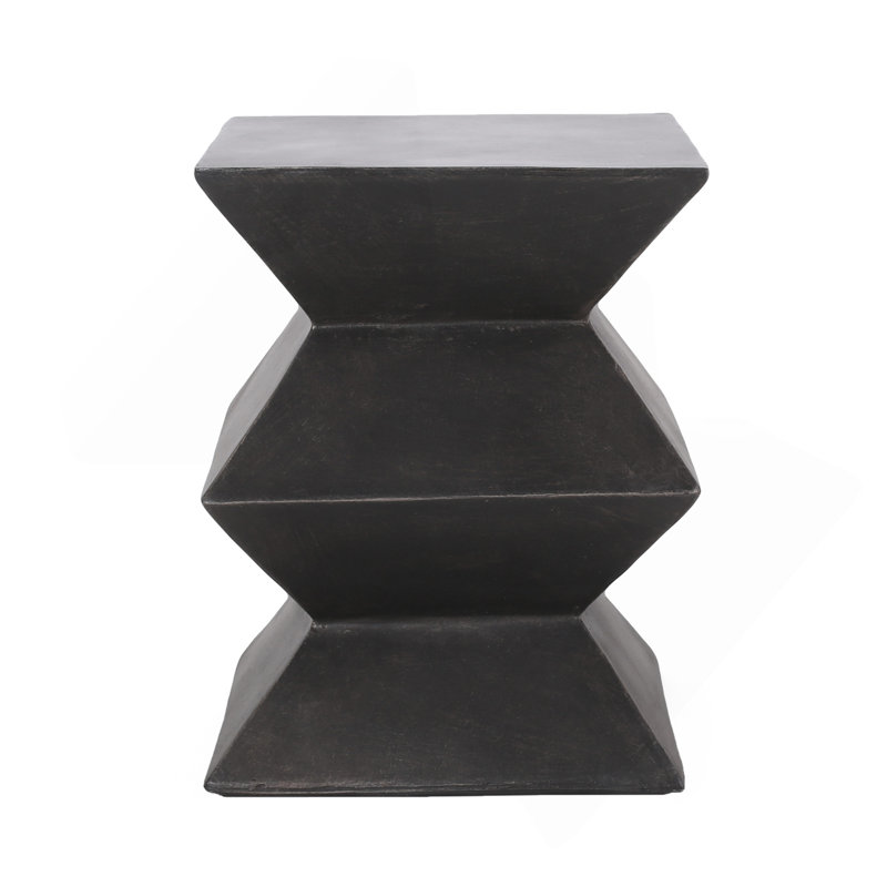 Outdoor Lightweight Concrete Side Table