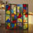 4-Panel Acrylic Church Style Room Divider