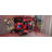 Full Size Wood Loft Bed With Desk, Shelves, LED Lights, USB Ports And Pegboard-1591346569