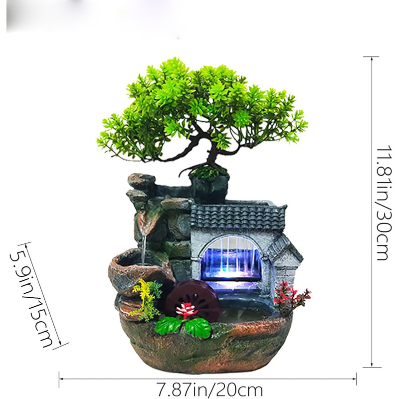 Indoor Cascade Fountain with Lights