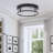 Arath 2-Light Round Flush Mount Ceiling Light