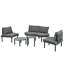 Canapé modulaire d'extérieur 6 pièces-124920101-124920102