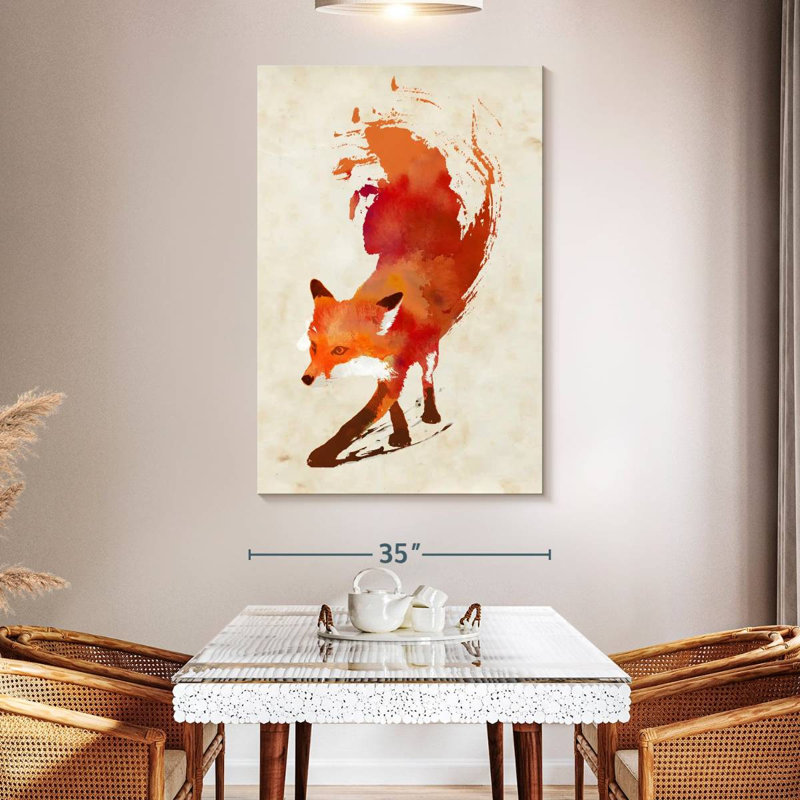 Vulpes Vulpes, 51" H x 34" W