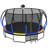 16Ft Trampoline With Enclosurerecreational Trampolines With Ladder And Antirust Coating, Astm Approval Outdoor Trampoline For Kids