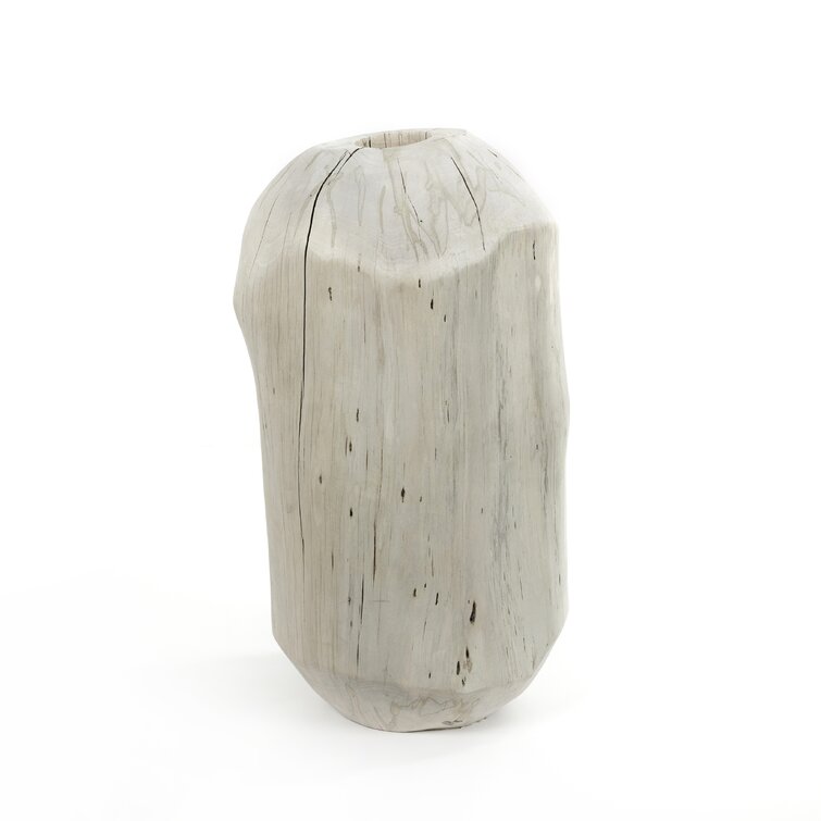 Moorefield 24" Solid Wood Floor Vase