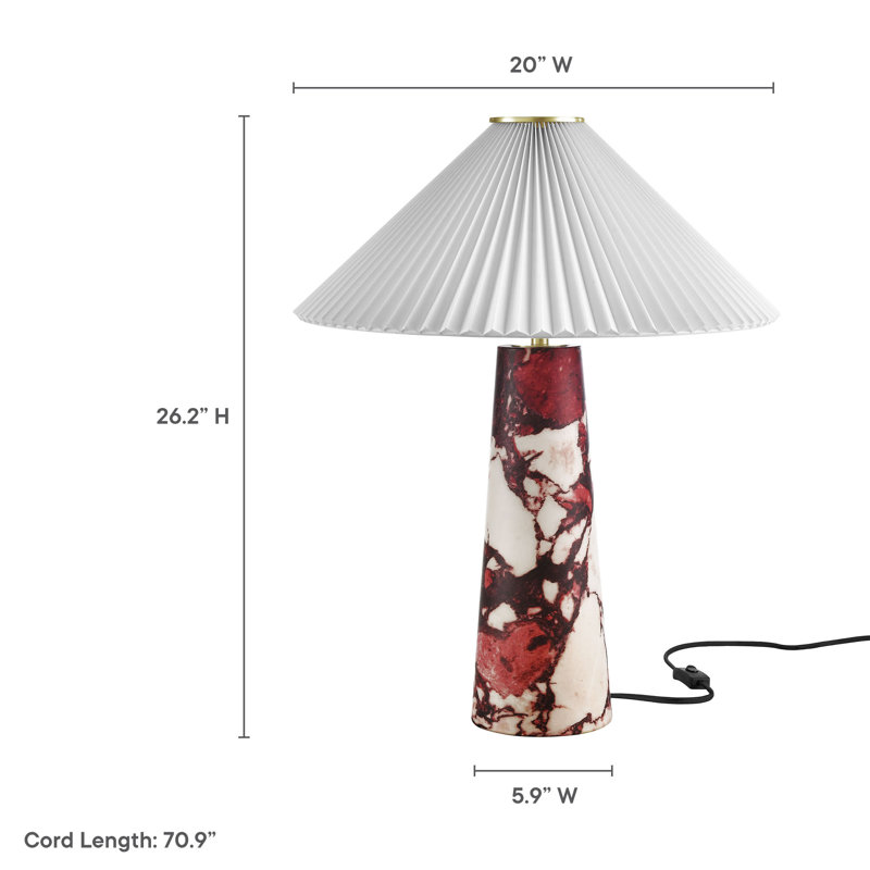 Nera Marble Table Lamp - Elegant & Modern Design