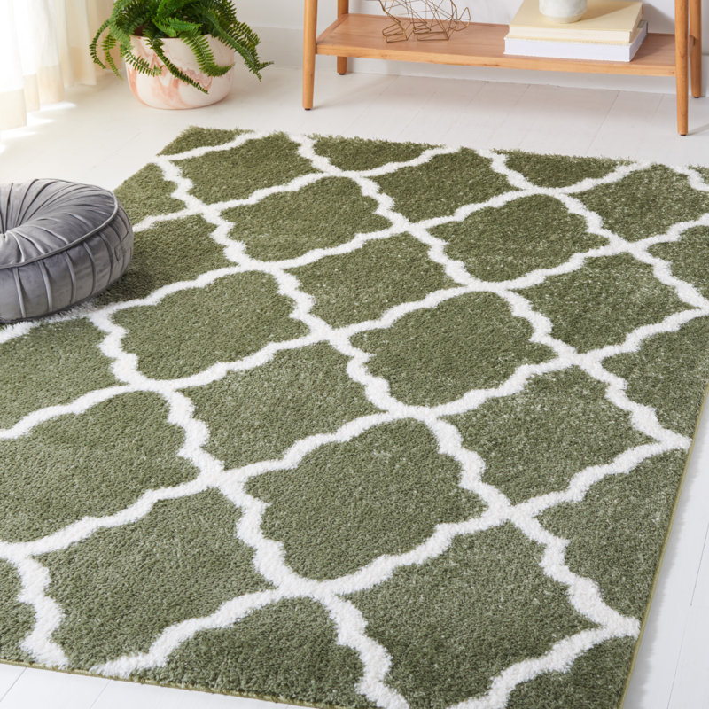 Tahoe Shag Performance Geometric Rug, Rectangle 8' x 10'