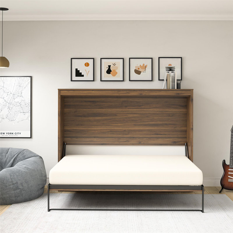 Warnke Full / Double Murphy Bed, Walnut