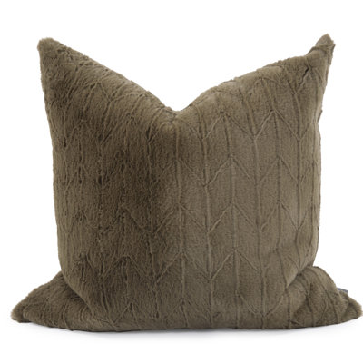 Square Faux Fur Pillow Cover & Insert