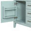 Meuble-lavabo de 30 po sans lavabo, base d'armoire seulement, armoire de salle de bain avec tiroirs, structure solide et panneau de fibres à densité moyenne, vert