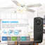Aelisa 132cm Ceiling Fan with Light Kit