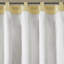 Cantonnière brodée jaune 50 x 18 po-118743567