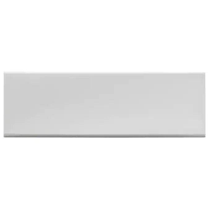 Carrelage mural en porcelaine polie 3,93 po x 11,81 po Remington, Gris clair