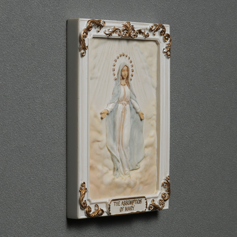 Figurine 4,1 pouces en polyrésine Glorious Mysteries the Assomment of Mary