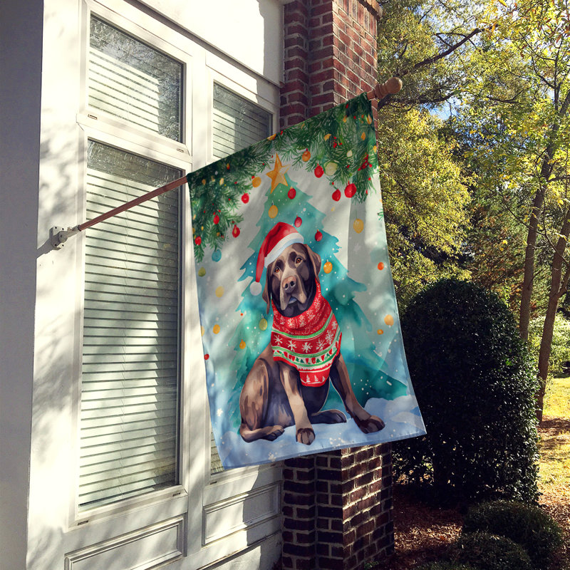 Double Sided Polyester Christmas, 40'' H x 28'' W