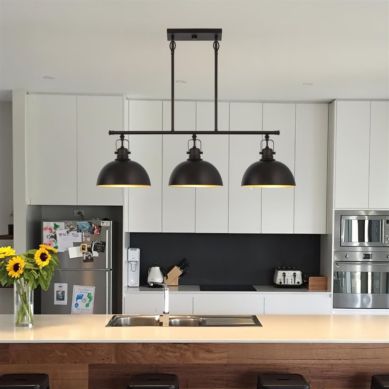Tazewell 3 - Light Kitchen Island Pendant, Oil Rubbed Bronze
