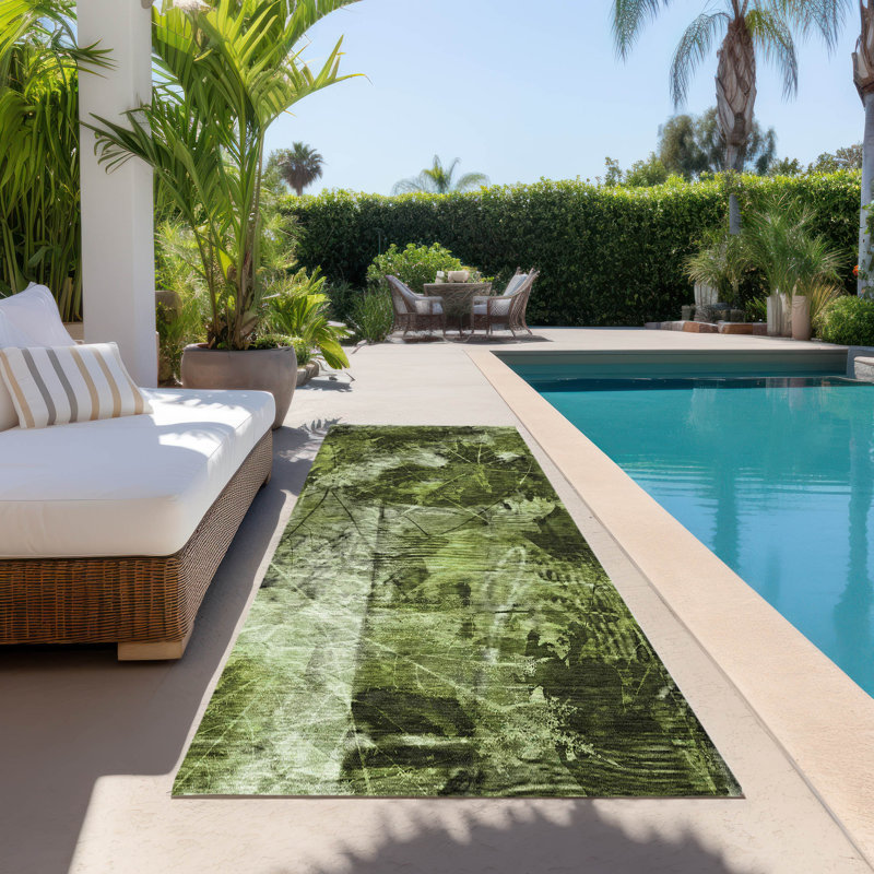 Tapis intérieur / extérieur Cholet avec envers antidérapant, Tapis de couloir 2 pi 3 po x 7 pi 6 po