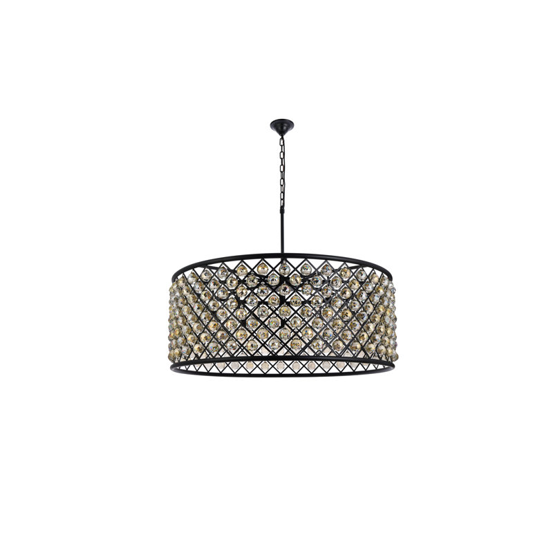 10 - Light Pendant, Mocha Brown, Golden Teak