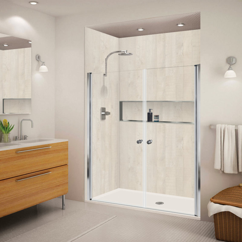 Lyna - W x 70 H Door with, Chrome