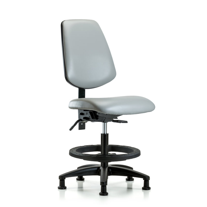 Chaise de dessinateur Agnes, Colombe, Patins, Non inclus