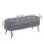 Banc de rangement en velours Nellee-1331644573
