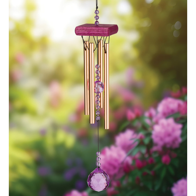 Carillon de cristal - mauve