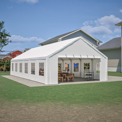 20X40ft Heavy Duty Party Tent – Outdoor Event Shelter With Sidewalls And Carry Bags For Weddings, Camping, Garden
