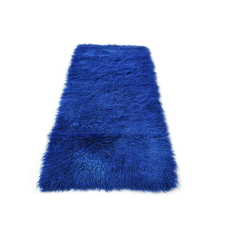 Tapis de couloir bleu Julian