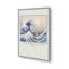 The Great Wave par Hokusai v3, reproduction dans un cadre-225127360-225127386