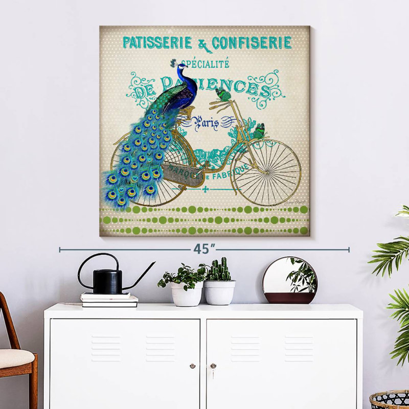 Tergel paon à bicyclette III, H 33 po x l 33 po