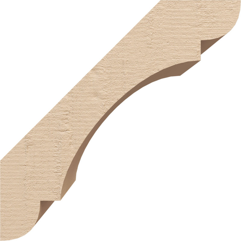 Olympic Rough Cedar TimberThane Knee Brace, 6" H x 5" W x 6" D