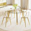 Table circulaire en verre trempé transparent de style moderne minimaliste (seulement les tables, pas de chaises)-1951566874-1951566873