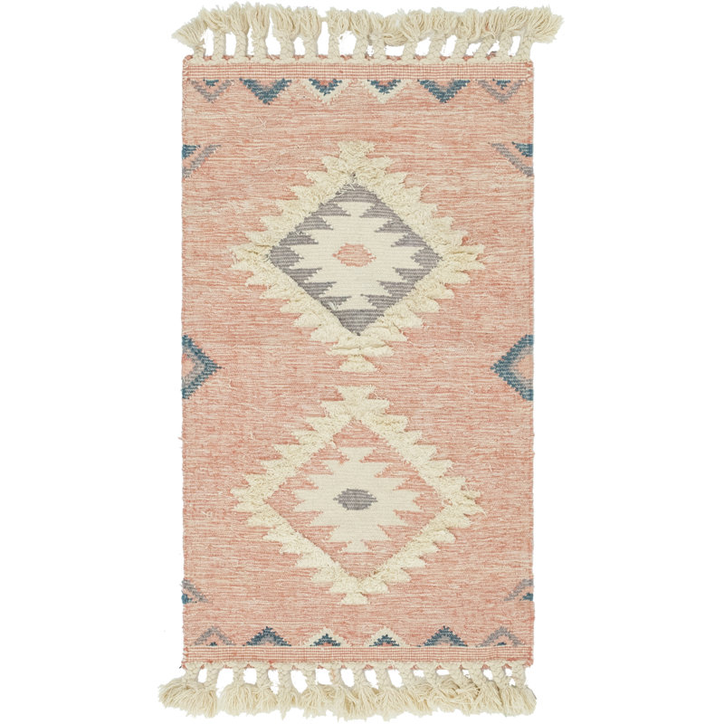 Shriver Performance Wool Geometric Indoor Rug, Rectangle 3'3" x 5'1"