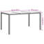 Garden Table Brown Tempered Glass&Poly Rattan Patio Table Multi Colours-1605534325-1605534282