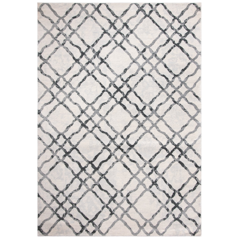 Andlinger Geometric Hand Woven Area Rug, Rectangle 160 x 231 cm