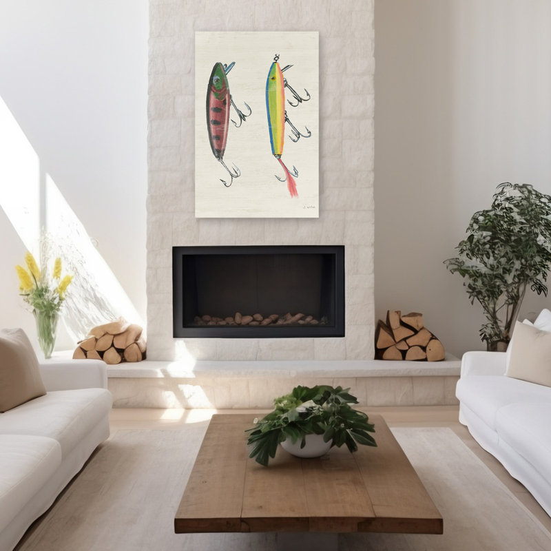 Crème et eau de poisson, bord V Art, 48" H x 32" W