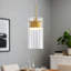 Luminaire suspendu simple à 3 lumières DEL