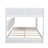 Queen Over Queen Bunk Bed with Built-in Storage Cabinets,Charging Station,Ladder,Safety Guardrails,Solid Pine Wood Bunk Bed-364654305