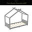 Lit de maison avec lattes de soutien, cadre de lit de maison en bois massif pour enfants, pas de sommier tapissier et structure d'ouverture-933845635-933845637