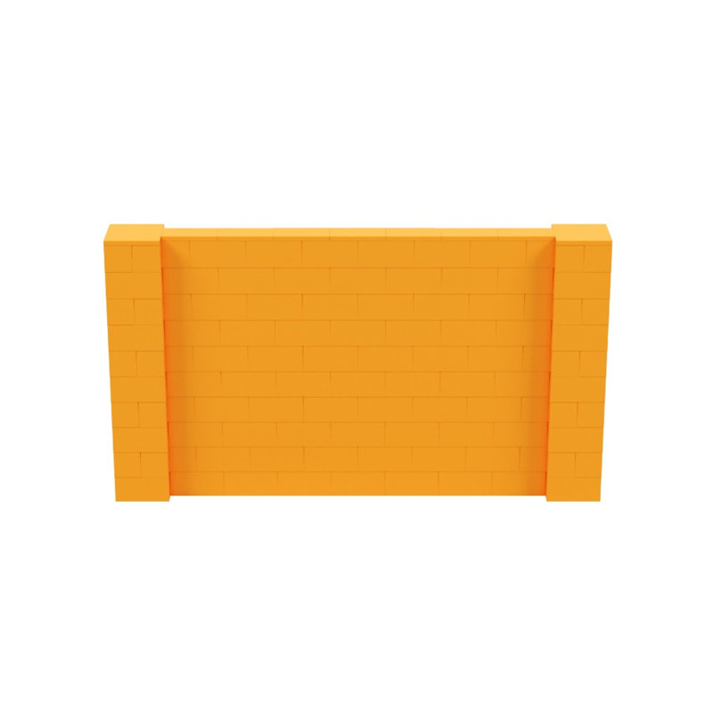Ensemble mural de blocs géants 7 'T, H 60 po x l 108 po x P 12 po, Blanc