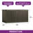 Balconera 150 Gallon Water Resistant Resin Lockable Deck Box-128126055-101378767