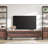 Aadam Living Room Table Sets Of 4, 70 Inch TV Stand, 1 Square Coffee Table With Tempered Glass Top,And 2 End Table, Entertainment Center, Console Table