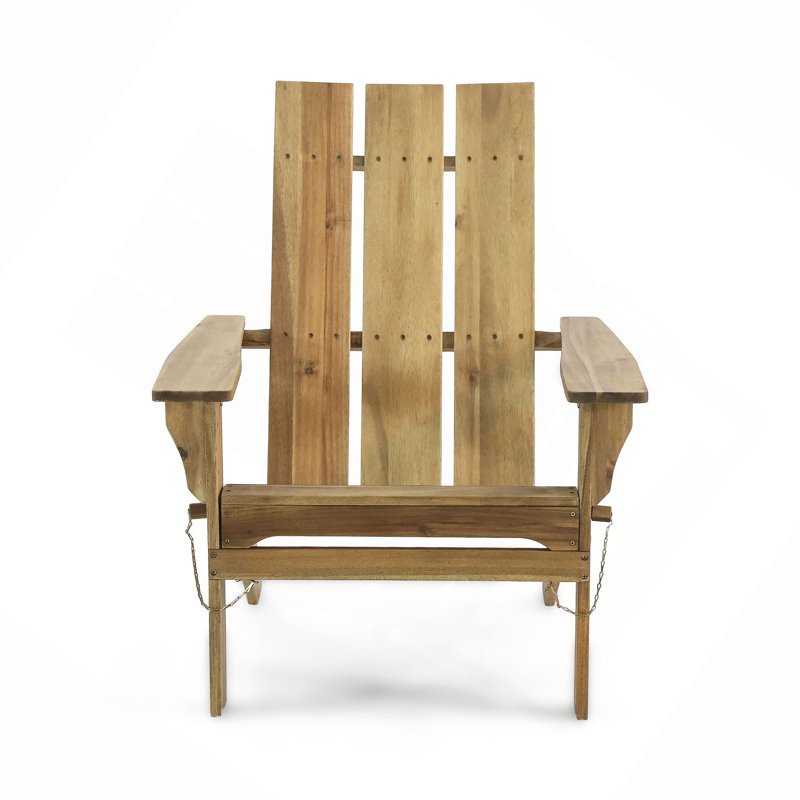 Chaise Adirondack pliable, Naturel