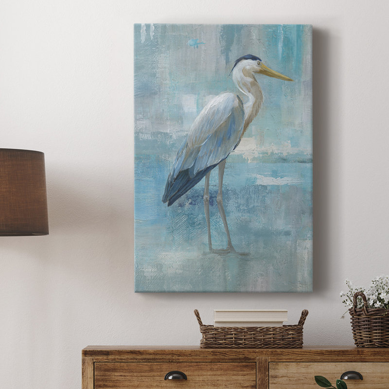 Blue Heron I - galerie sur mesure, H 18 po x l 12 po