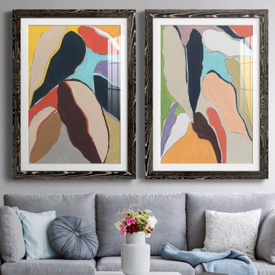 " Botanical Revisit I " 2 - Pieces