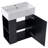 Floating Bathroom Vaniy With Ceramic Basin And Left Side Storage-1119360744