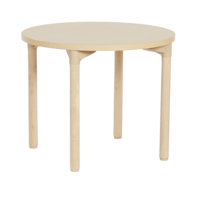 Table ronde polyvalente avec pieds en bois