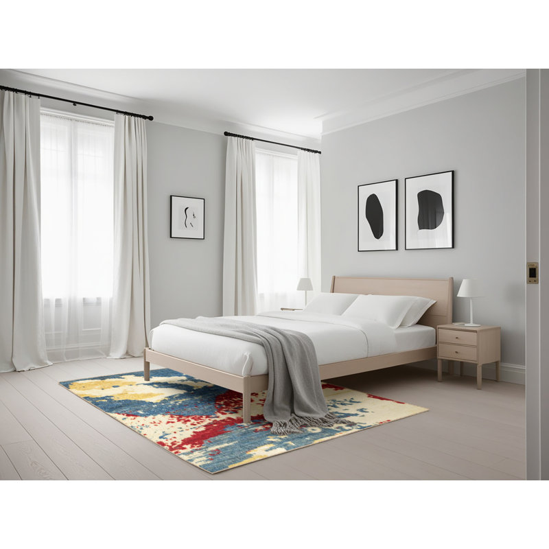 Tapis abstrait moderne 2550, Rectangle 5 pi x 7 pi