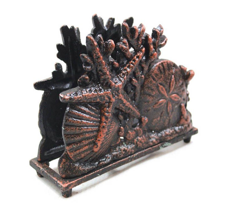 Iron Napkin Holder, Copper